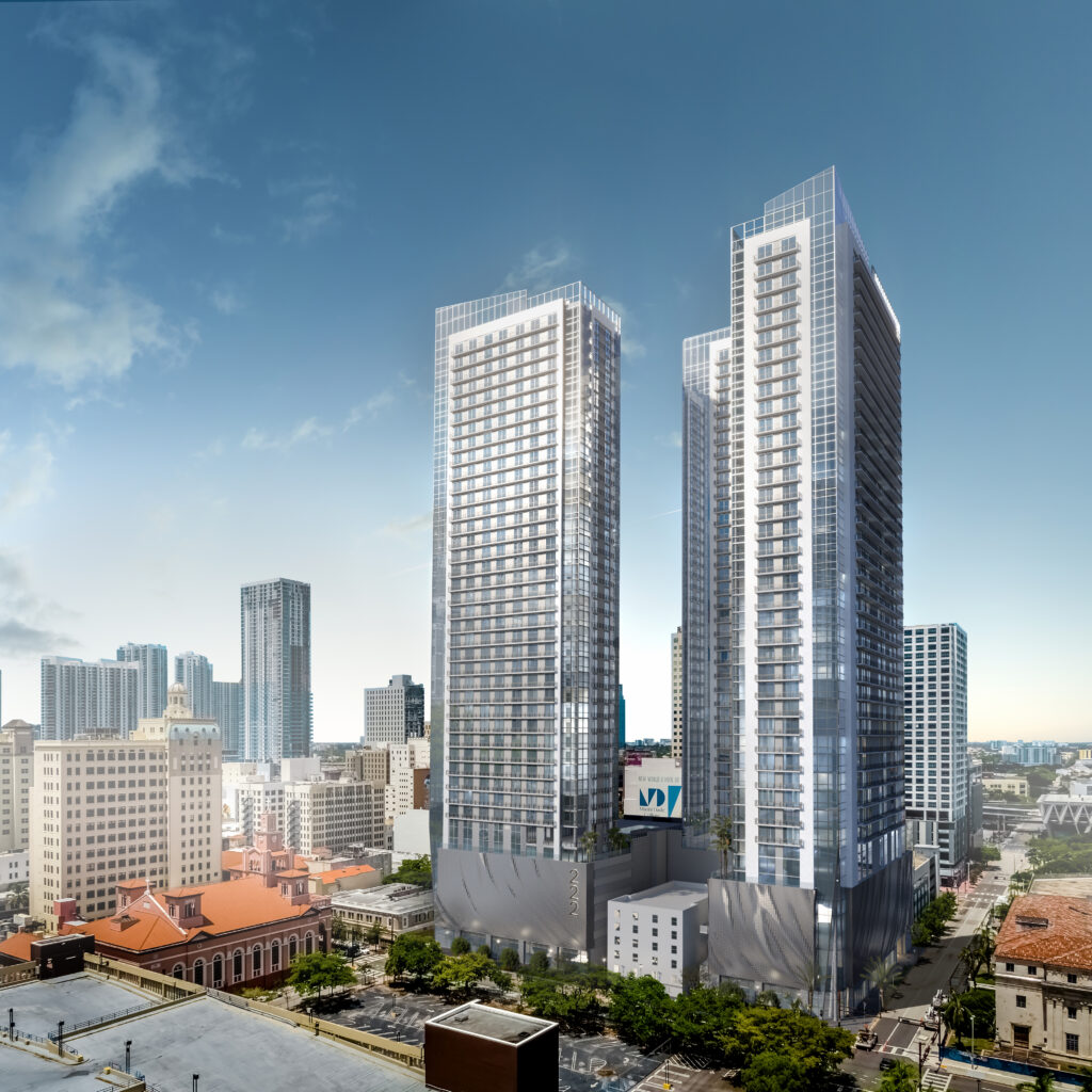 Namdar nabs $460M in construction, bridge loans for 1,400-unit downtown Miami apartment towers